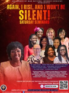 Again I Rise And I Will Not Be Silent Women Conference 2026 Saturday Seminars